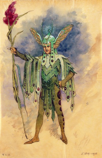 Peaseblossom, costume design for A Midsummer Night